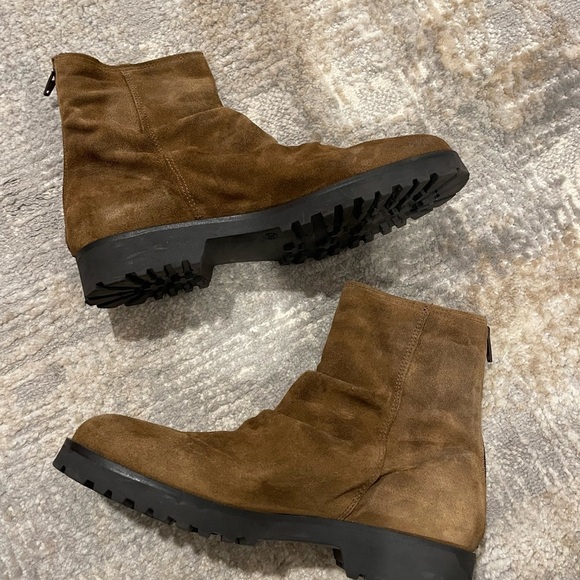 Kentia Brown Suede Boots Women’s EU Size 39 or US 8.5 Made in Italy RARE - Picture 5 of 8